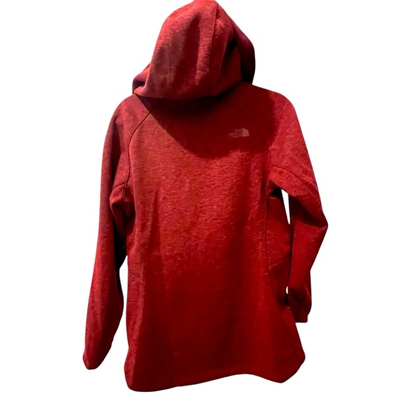 The North Face Red  jacket with Hood and High Collar.Size Medium - Picture 9 of 12